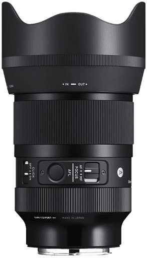 Professional camera lens