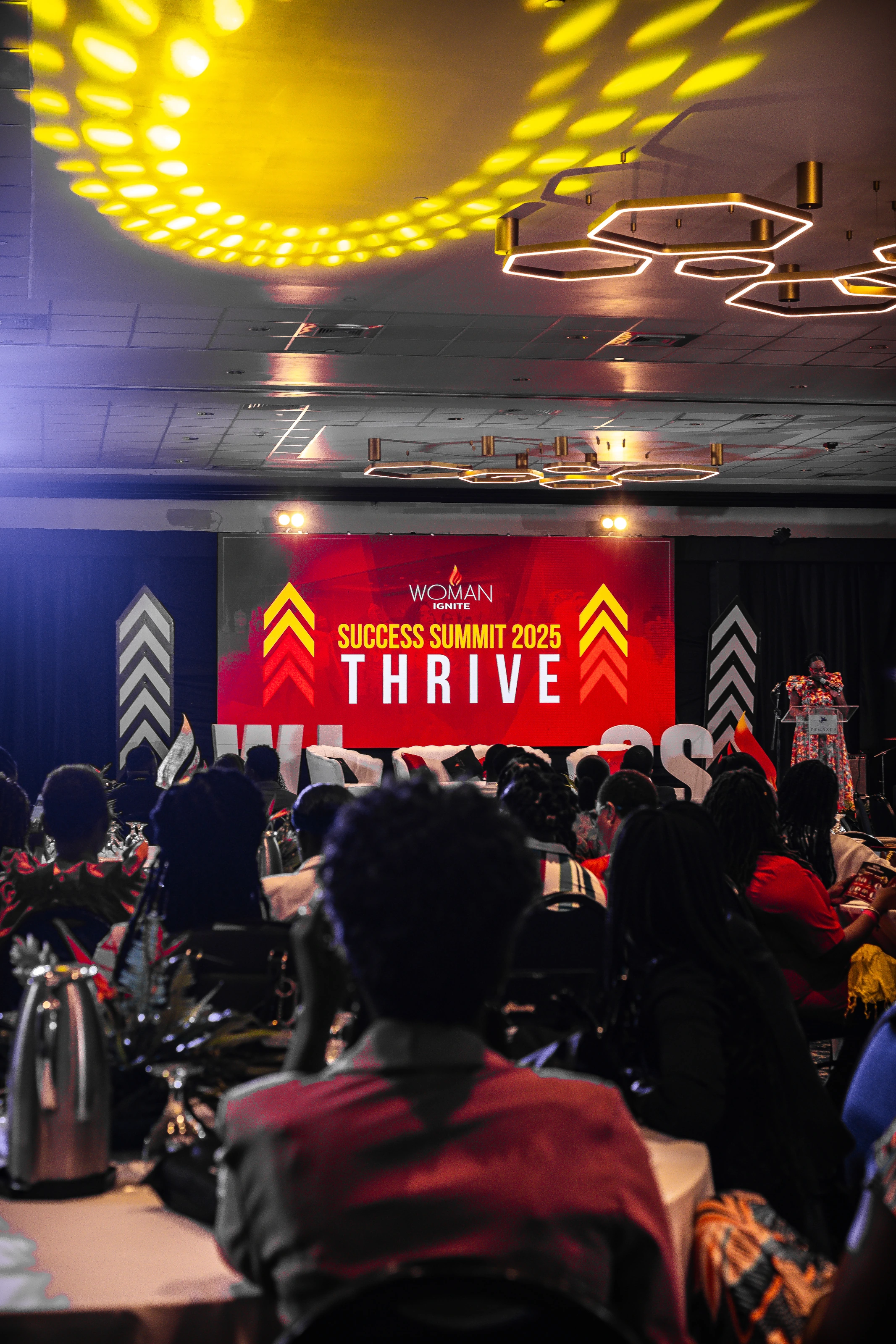Audience and THRIVE stage at Woman Ignite Success Summit 2025